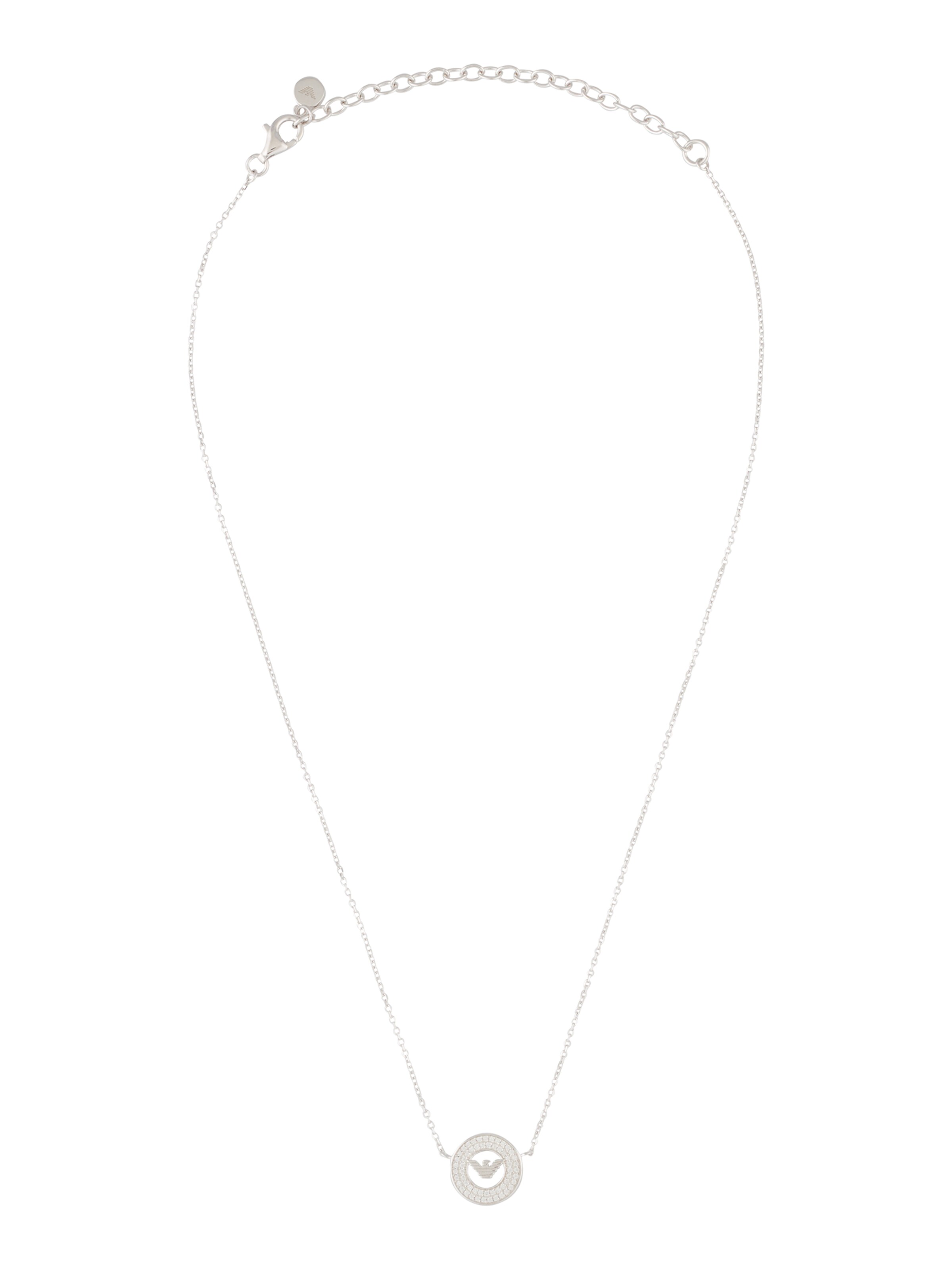 Emporio Armani Řetízek – stříbrná: přední strana