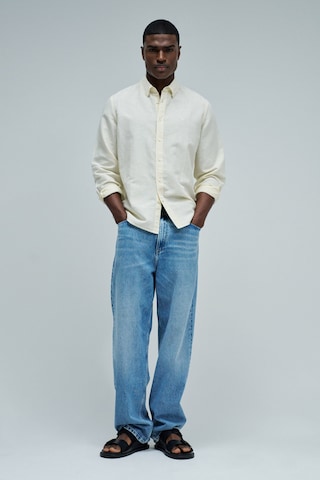 Salsa Jeans Regular Fit Hemd in Gelb