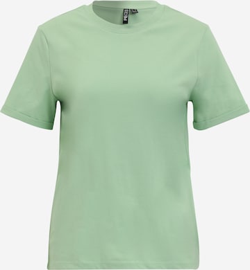 PIECES Shirt 'RIA' in Groen: voorkant