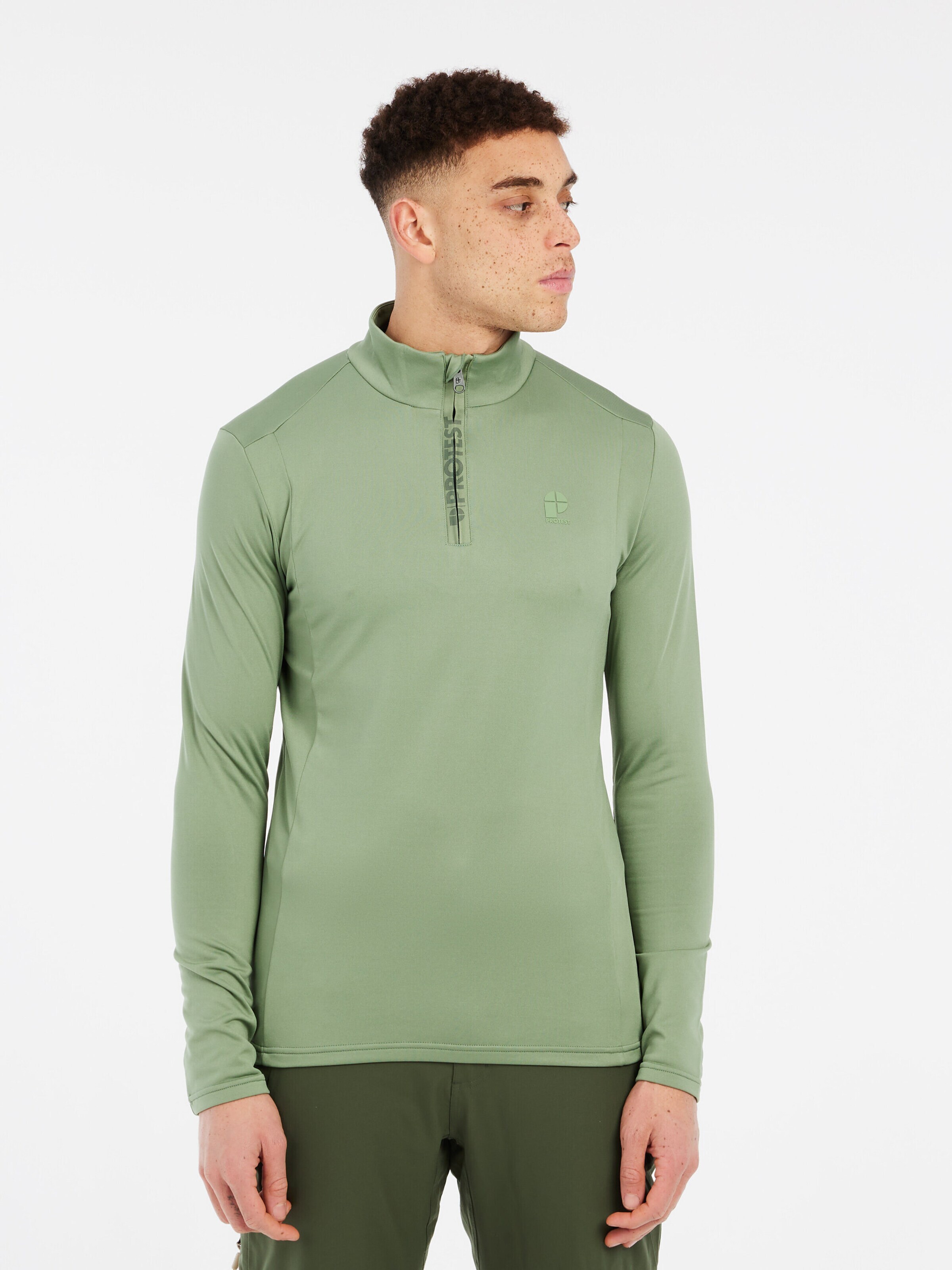 PROTEST Sports sweatshirt 'REWILL' in Green