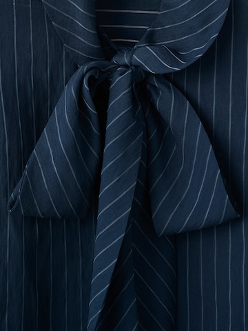 MANGO Blúzka 'CORBAT' - Modrá