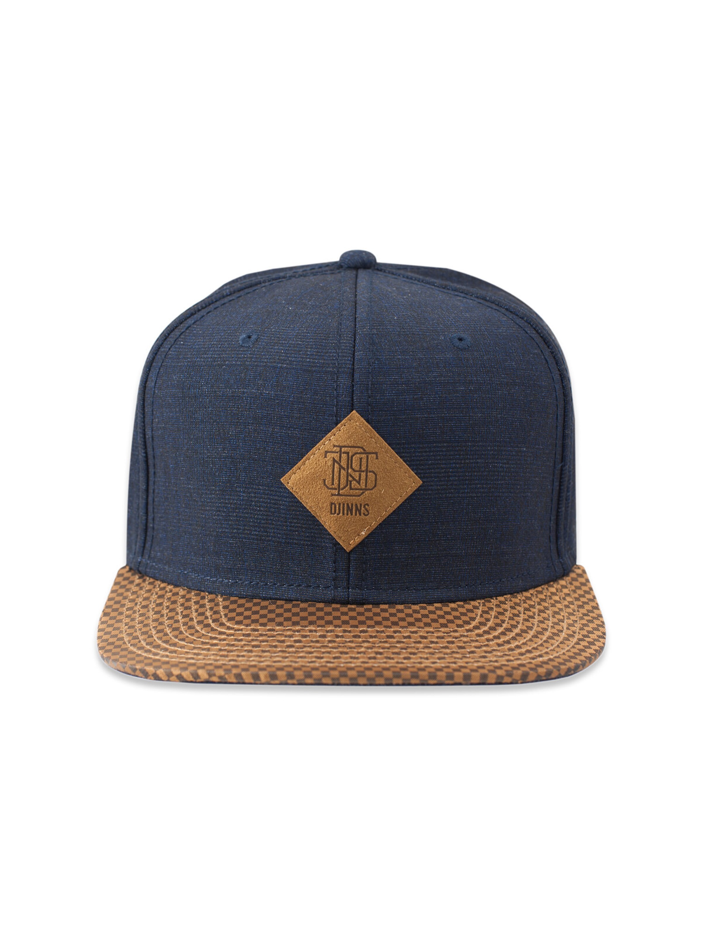 Cappello da baseball 'Glencheck' di DJINNS in blu