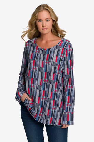 Ulla Popken Shirt in Blauw: voorkant