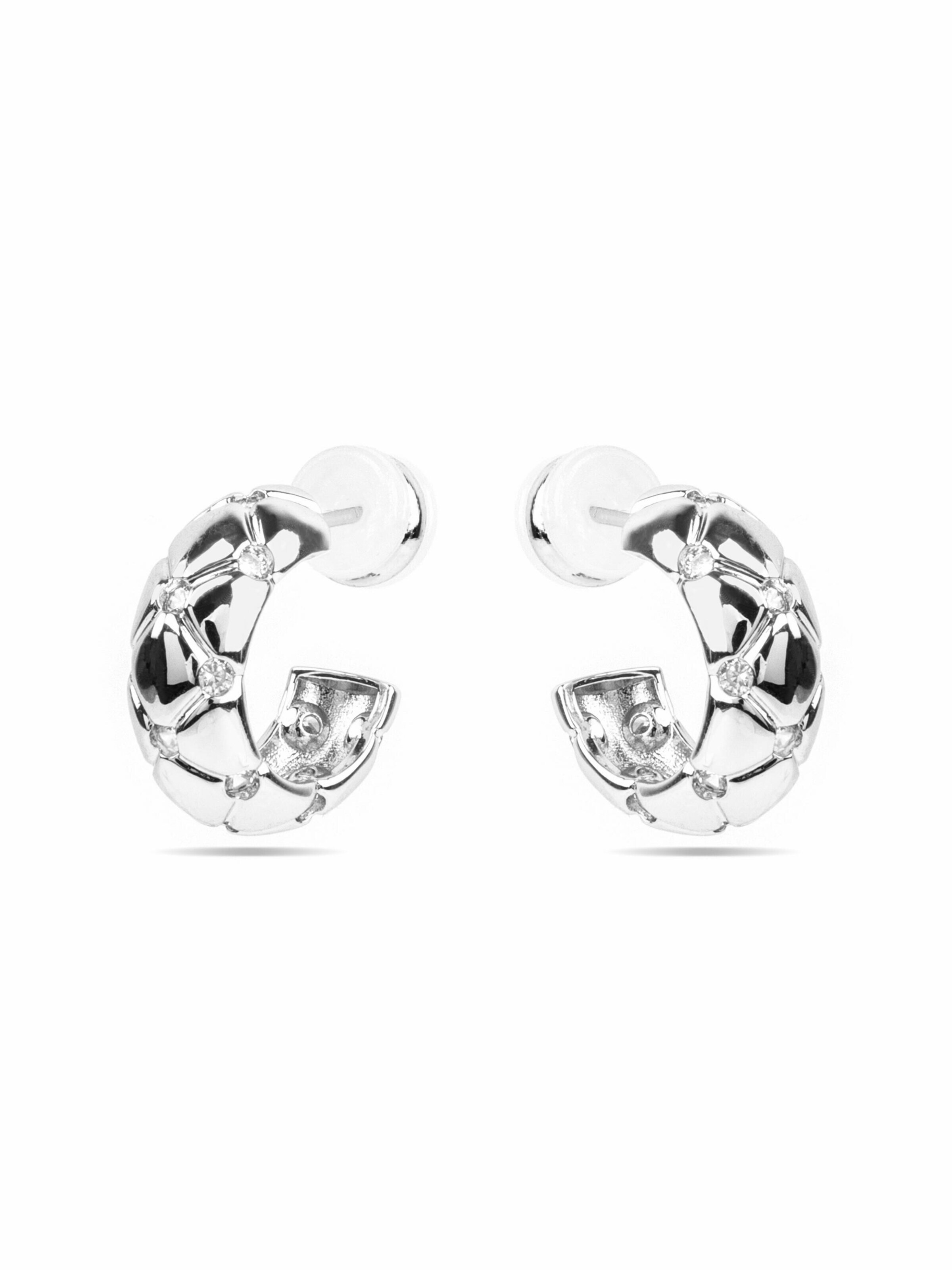 Luxenter Oorbellen 'Rakhon' in Zilver