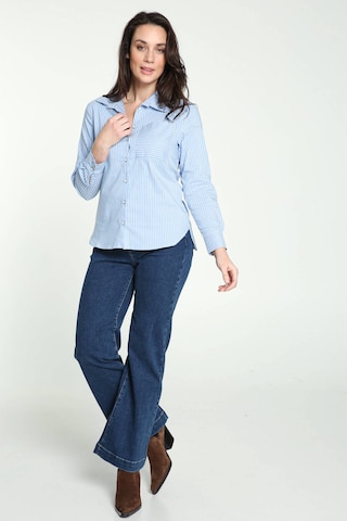 Cassis Bluse in Blau