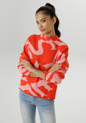 Aniston SELECTED Sweater in Red: front