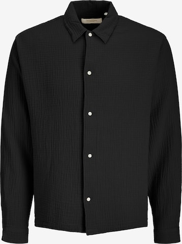 Comfort fit Camicia di JACK & JONES in nero: frontale