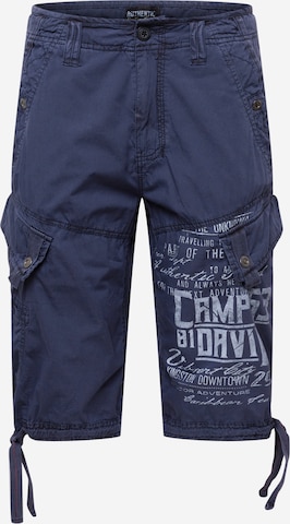 CAMP DAVID Shorts in Blau: predná strana