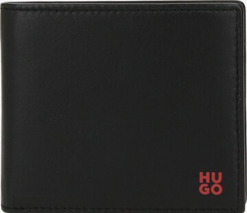 HUGO Wallet 'Tibby' in Black: front