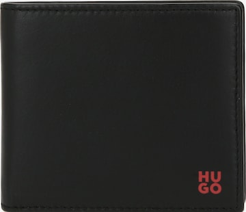HUGO Red Wallet 'Tibby' in Black: front