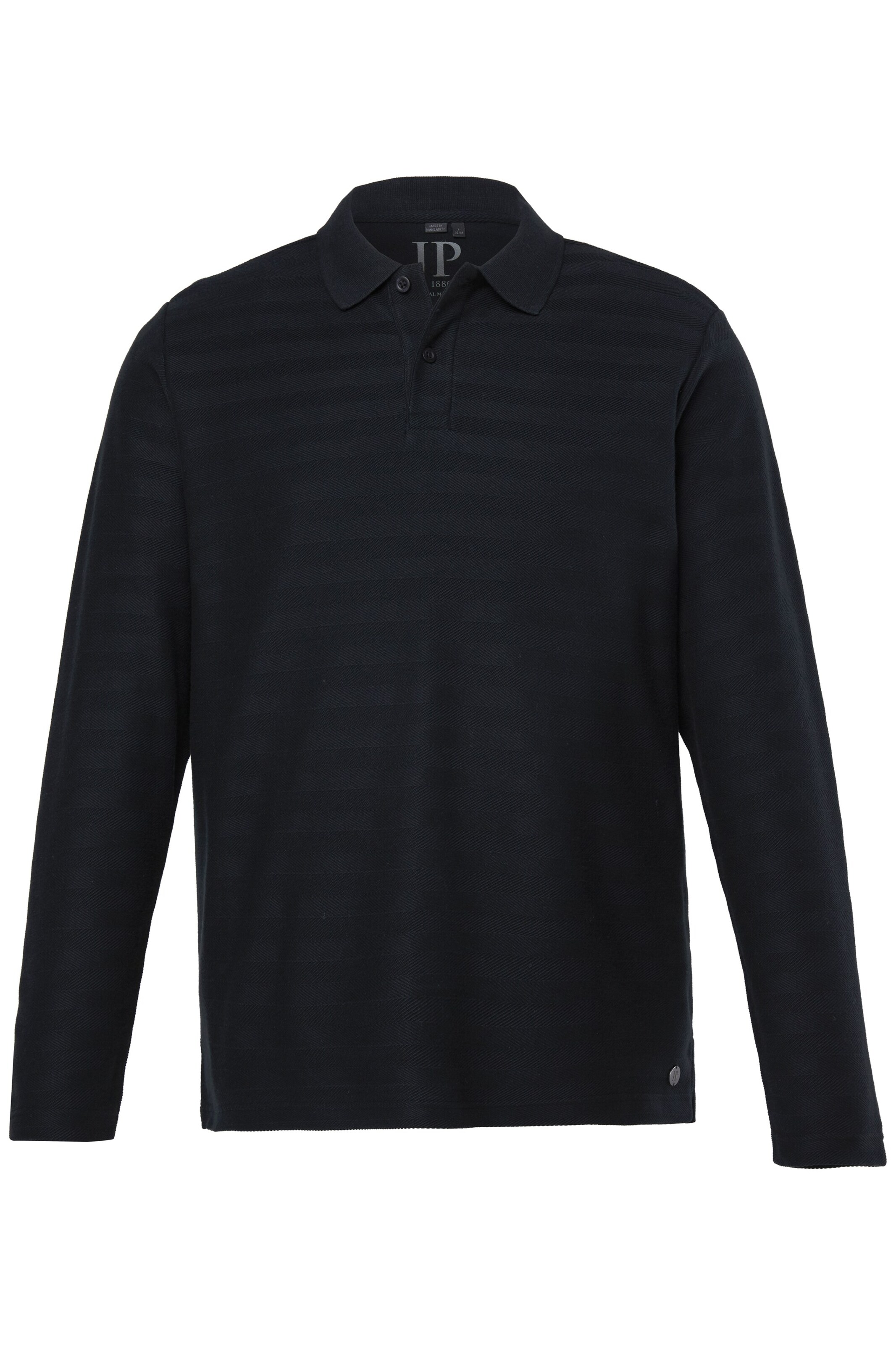 JP1880 Shirt in Zwart: voorkant