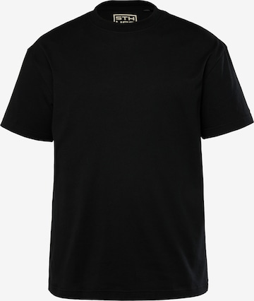 STHUGE T-Shirt in Schwarz: Vorderseite