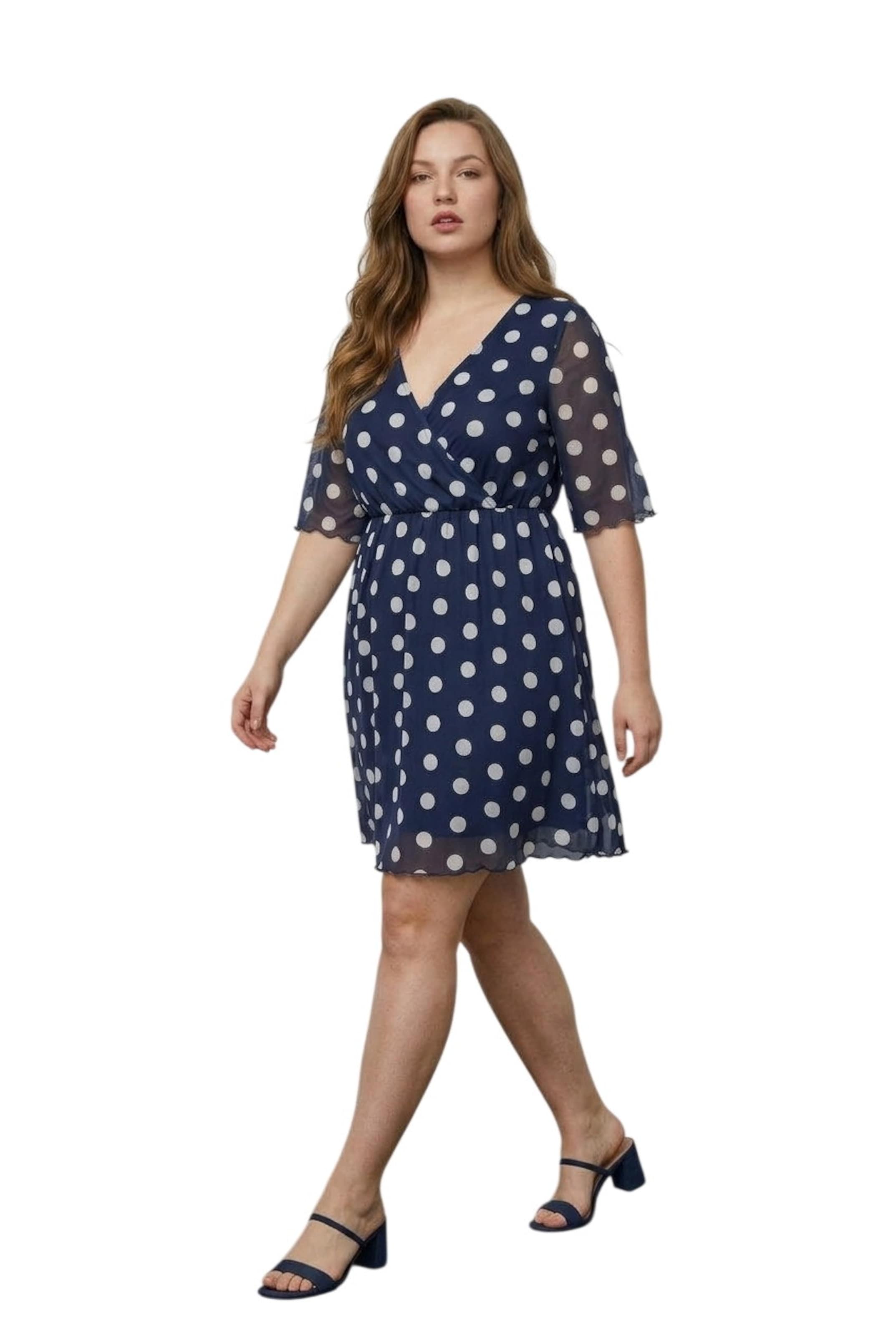 Stil Diva Dress in Blue: front