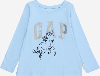 GAP Shirt in de kleur Navy / Lichtblauw / Zilver, Productweergave