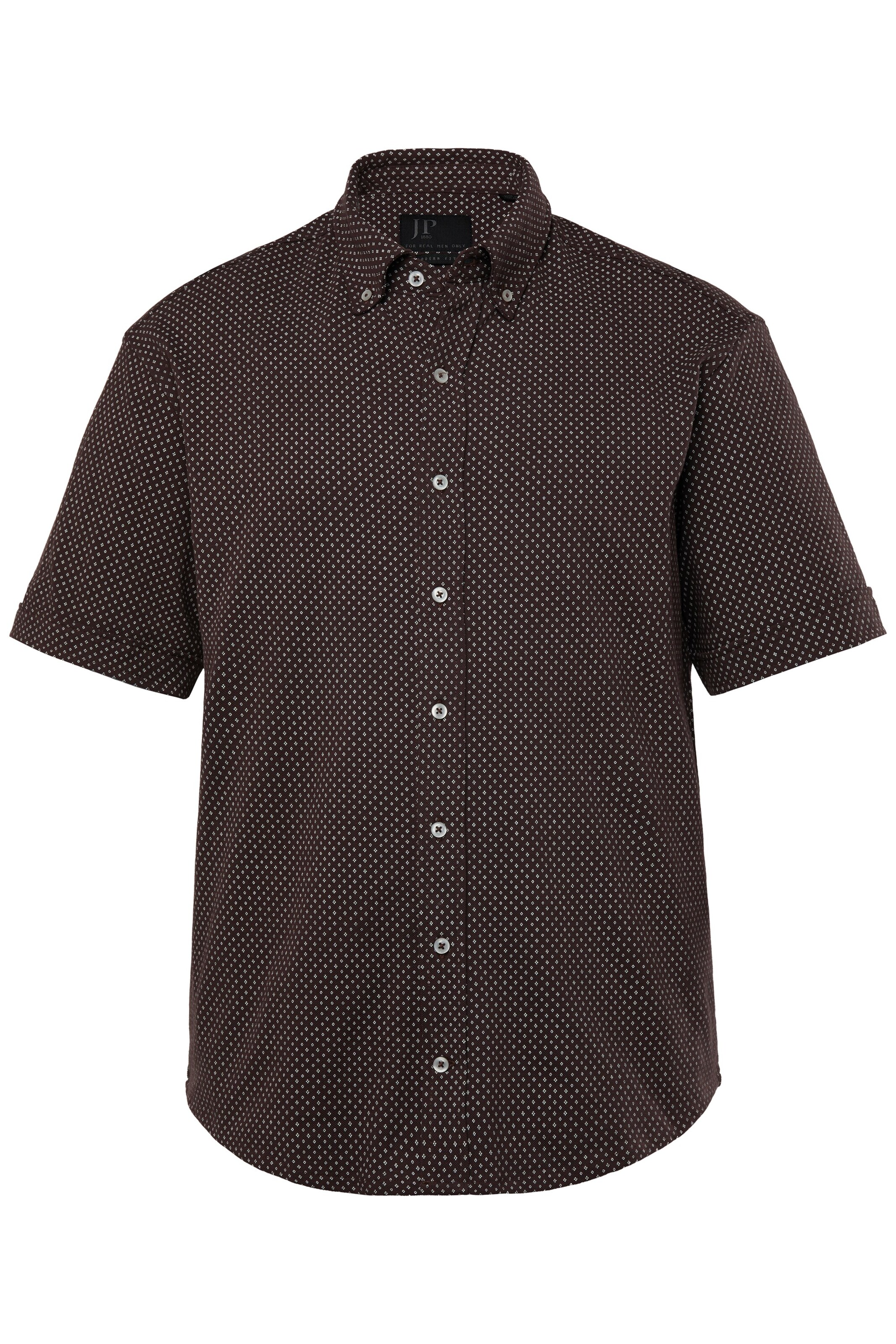 JP1880 Regular Fit Hemd in Braun: Vorderseite