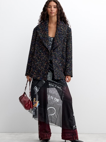 juoda Desigual Demisezoninis paltas