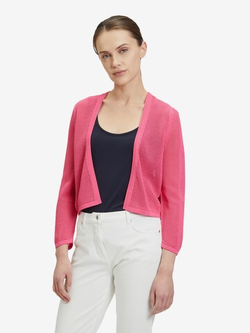 Betty Barclay Gebreid vest in Roze: voorkant