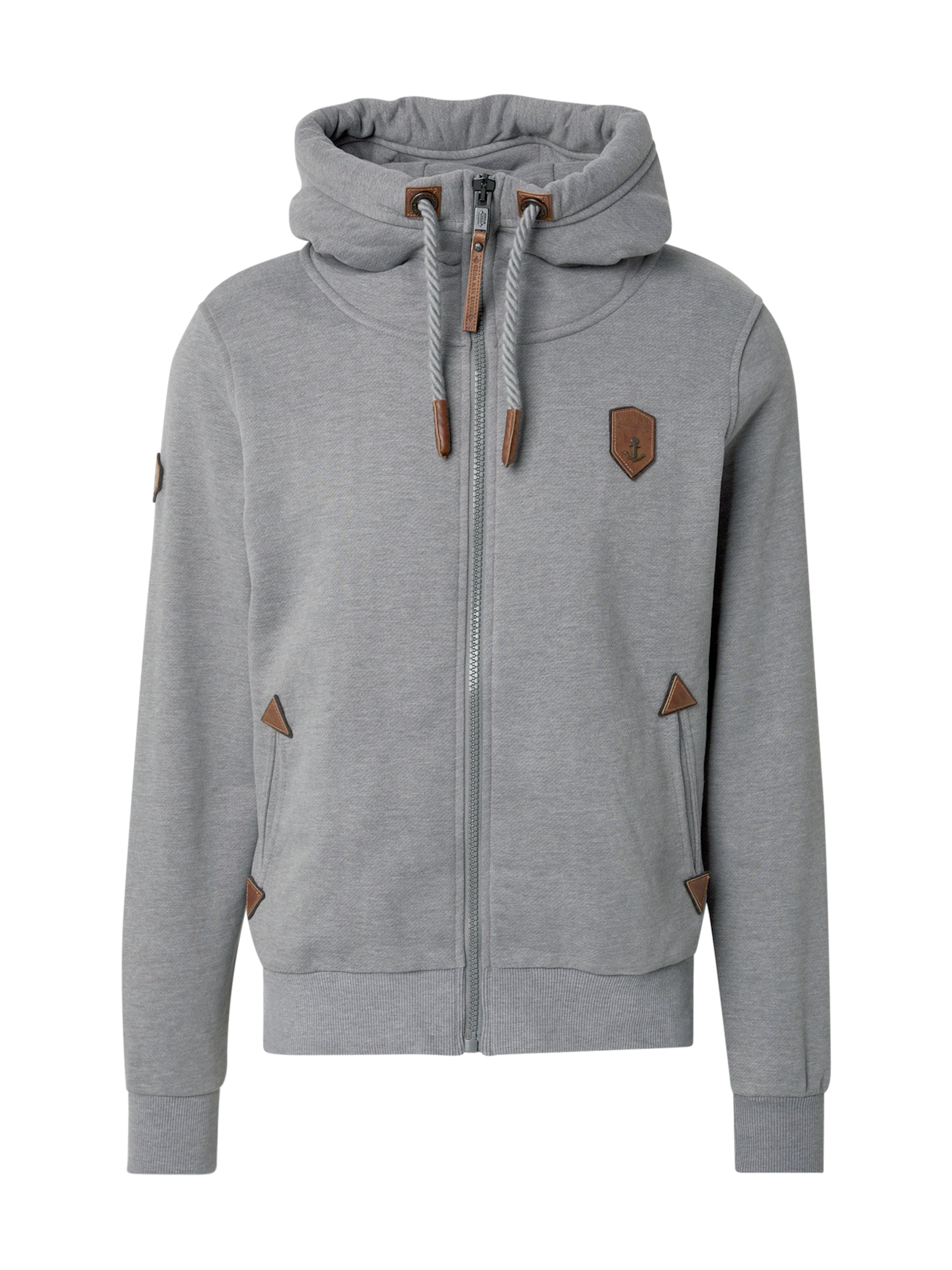 naketano Sweatjakke i grå: forside