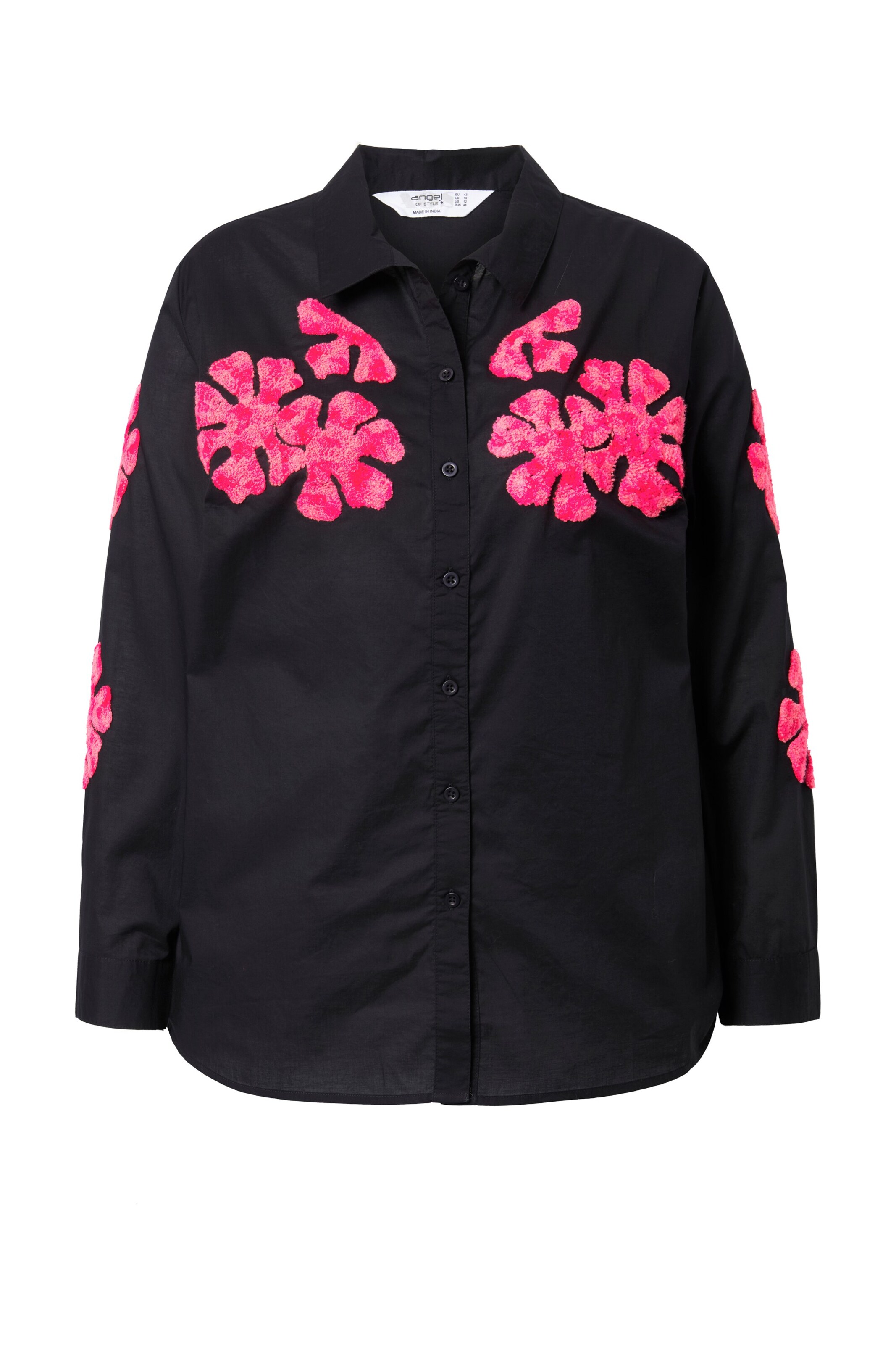 Angel of Style Bluse in Schwarz: Vorderseite