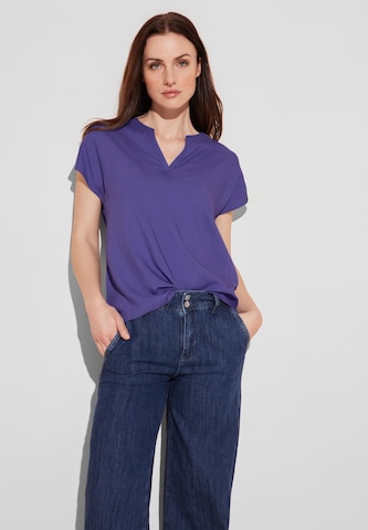 STREET ONE Blouse in Purple: front