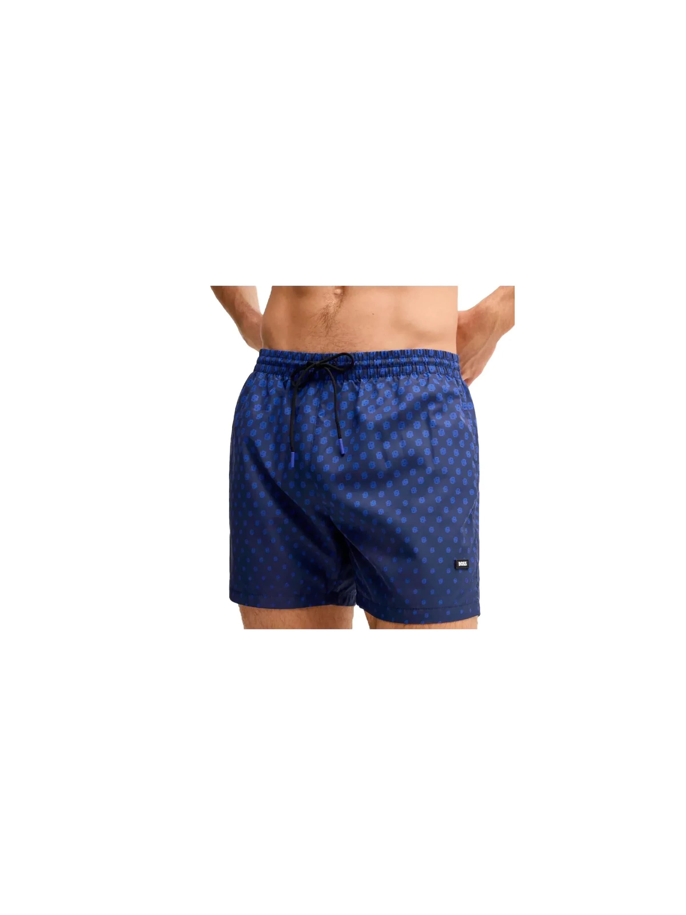 BOSS - Bermudas 'B one' en azul: frente
