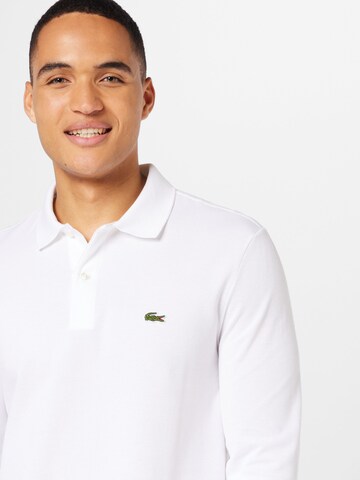 LACOSTE Regular fit Μπλουζάκι σε λευκό