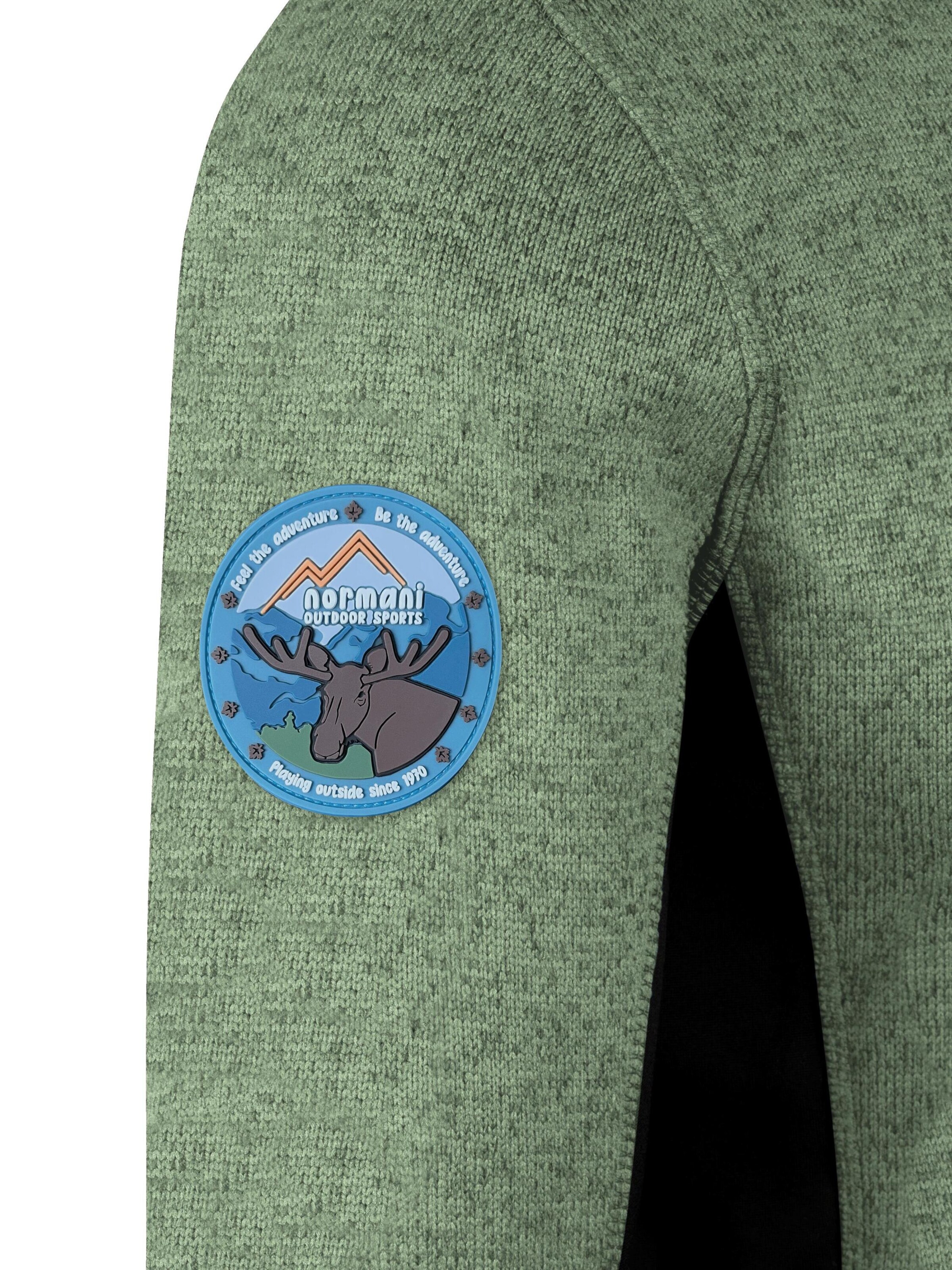 normani Functionele fleece jas 'Tathlina' in Groen