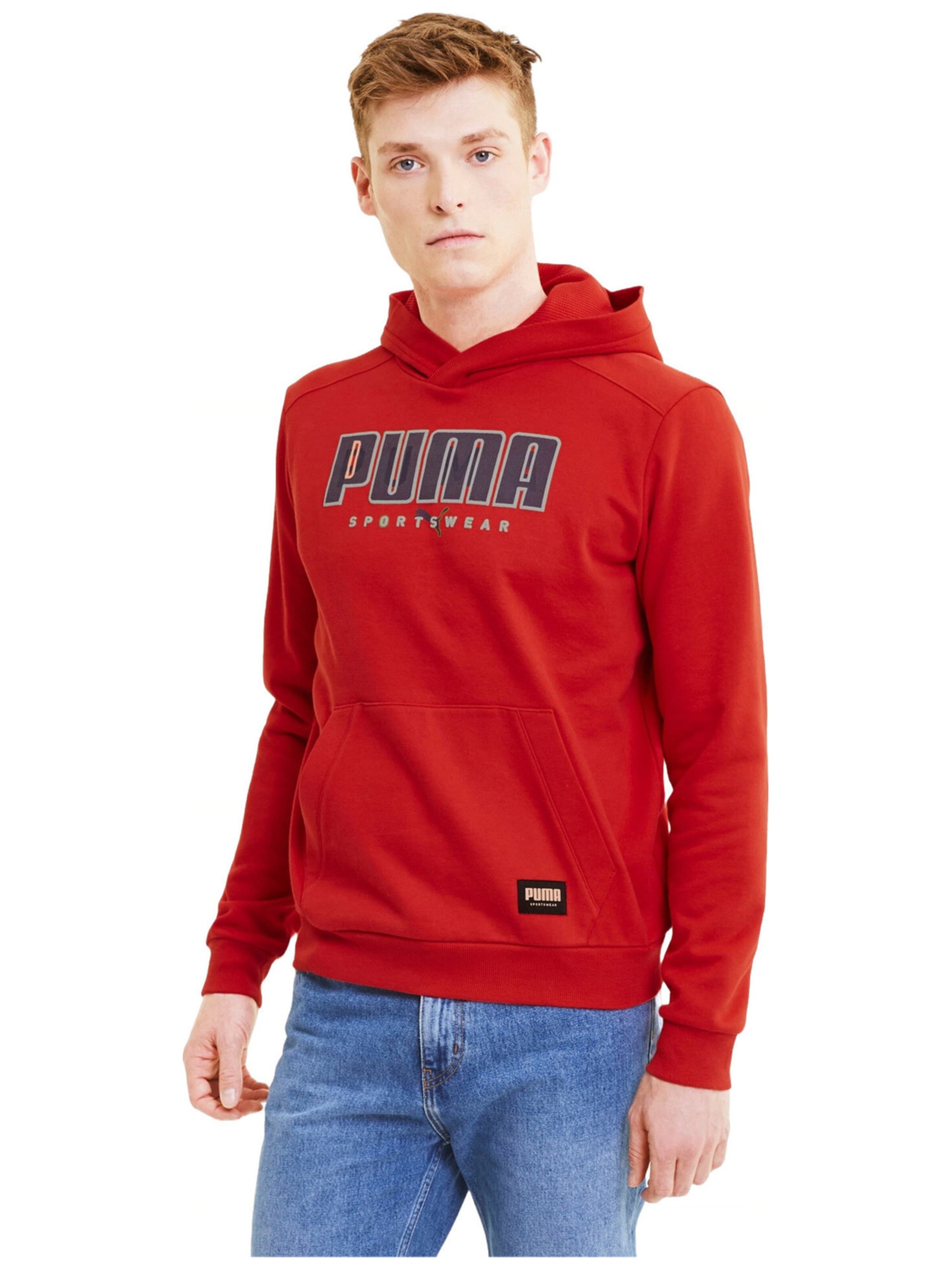 Giacca di felpa 'Puma Athletics FL' di PUMA in rosso: frontale
