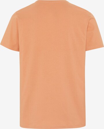 Detto Fatto Shirt ' mit Print-Botschaft ' in Orange