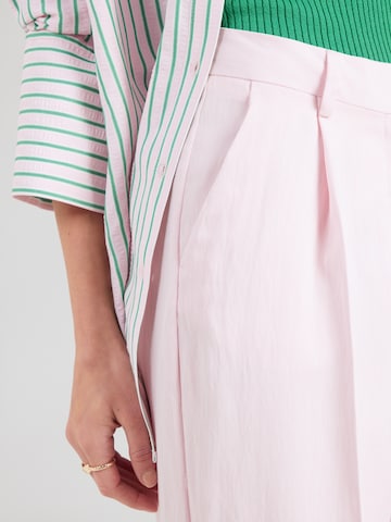 JJXX Loose fit Pleat-Front Pants 'JXEMMA' in Pink