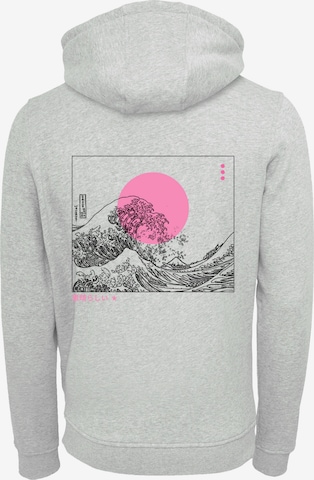 F4NT4STIC Sweatshirt 'Kanagawa Welle Japan' in Grau