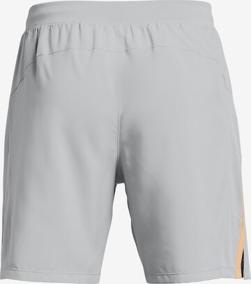 UNDER ARMOUR Regular Workout Pants 'Launch 7' in Grey