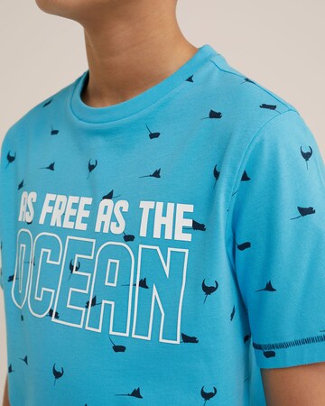 WE Fashion T-Shirt in Blau