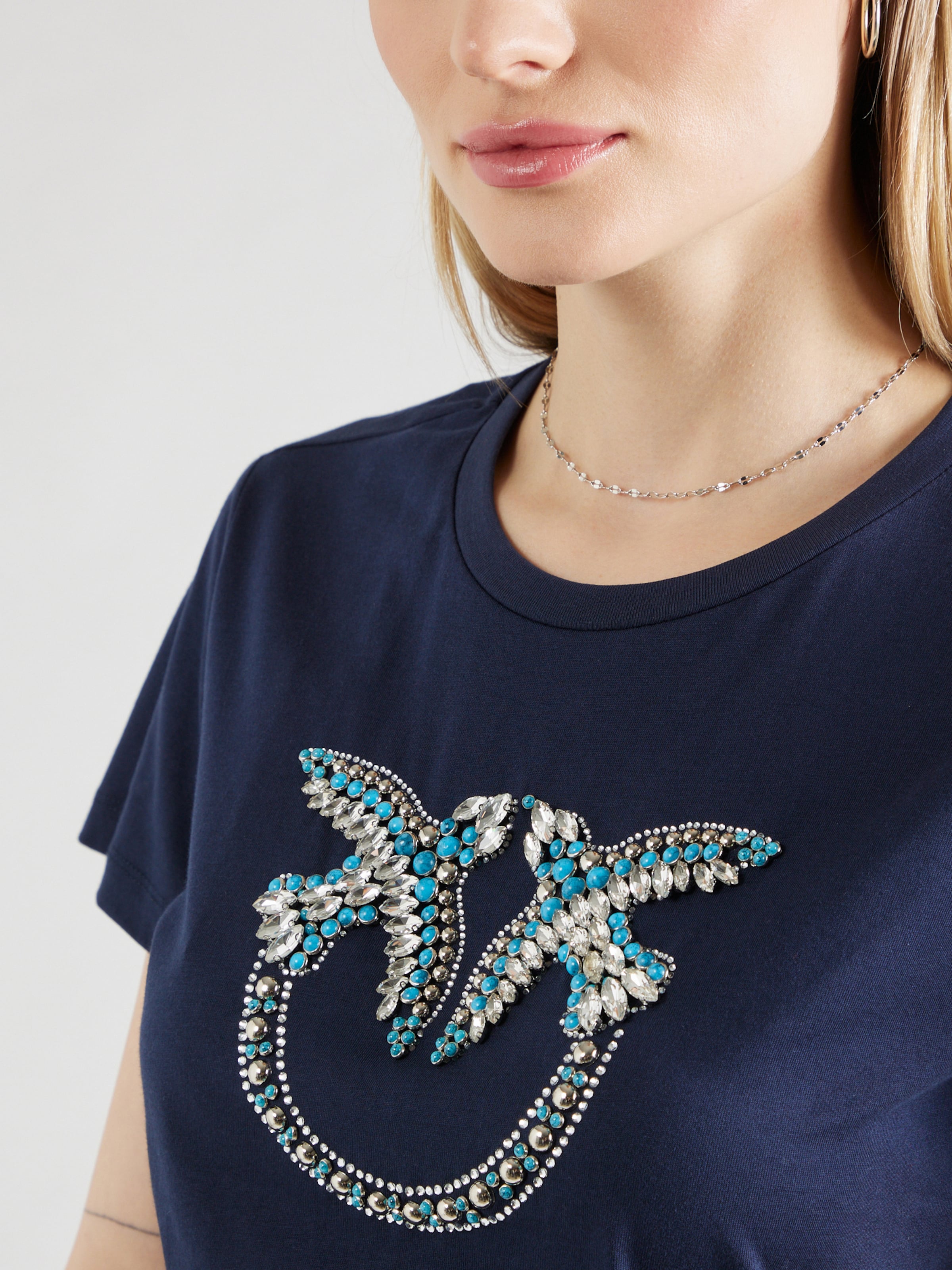 PINKO Shirt in Navy, Sky Blue | ABOUT YOU