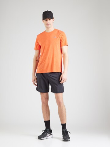 UNDER ARMOUR Λειτουργικό μπλουζάκι 'LAUNCH CAMO' σε πορτοκαλί