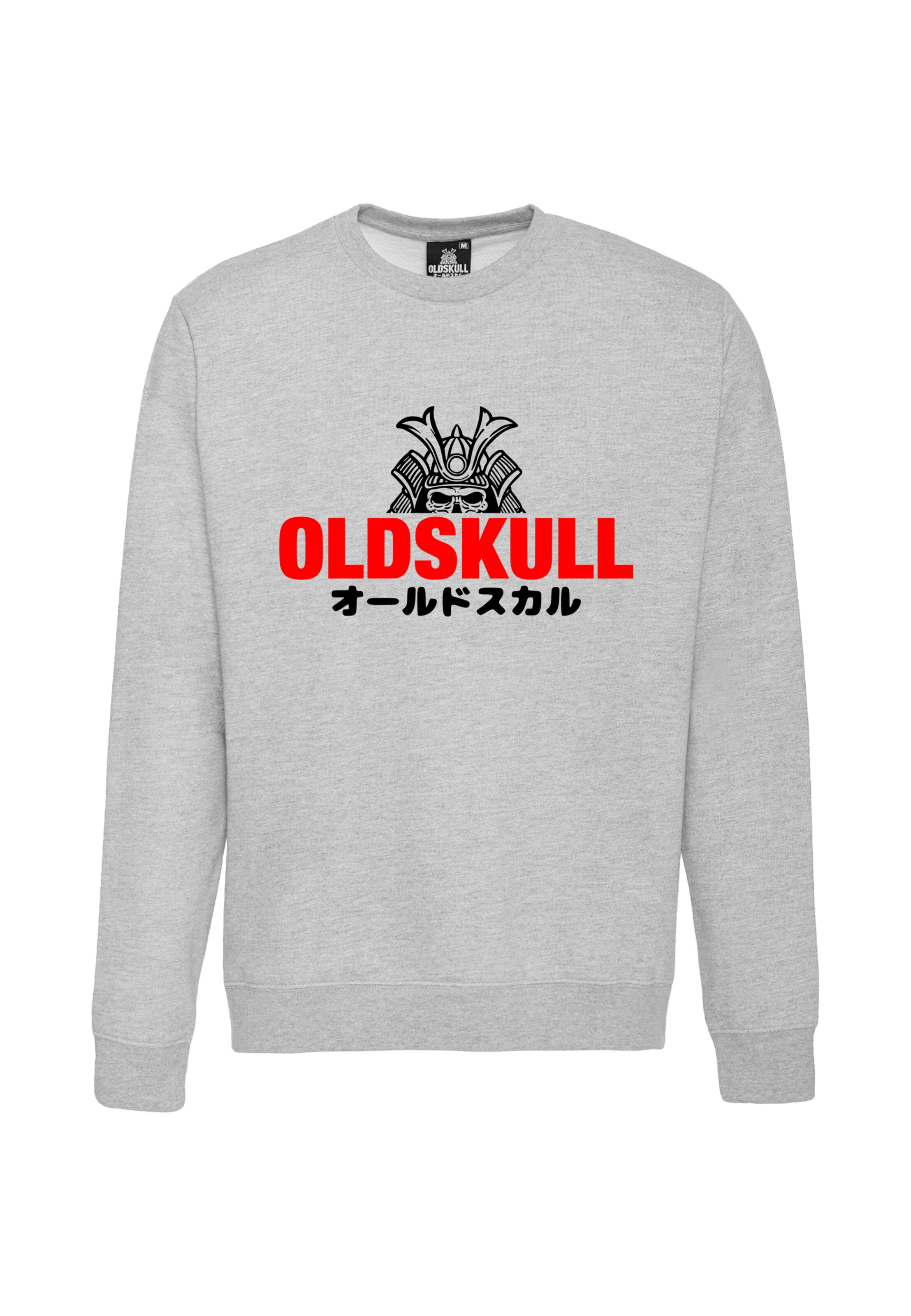 Oldskull Sweatshirt in Grey: front