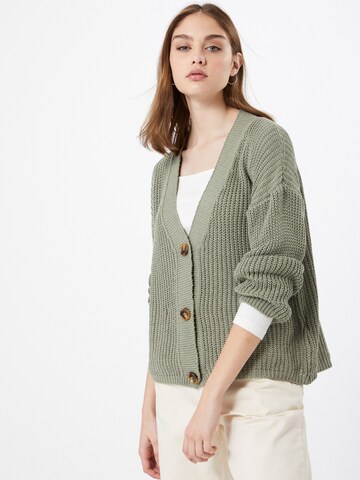 Hailys Knit Cardigan 'Kim' in Green: front