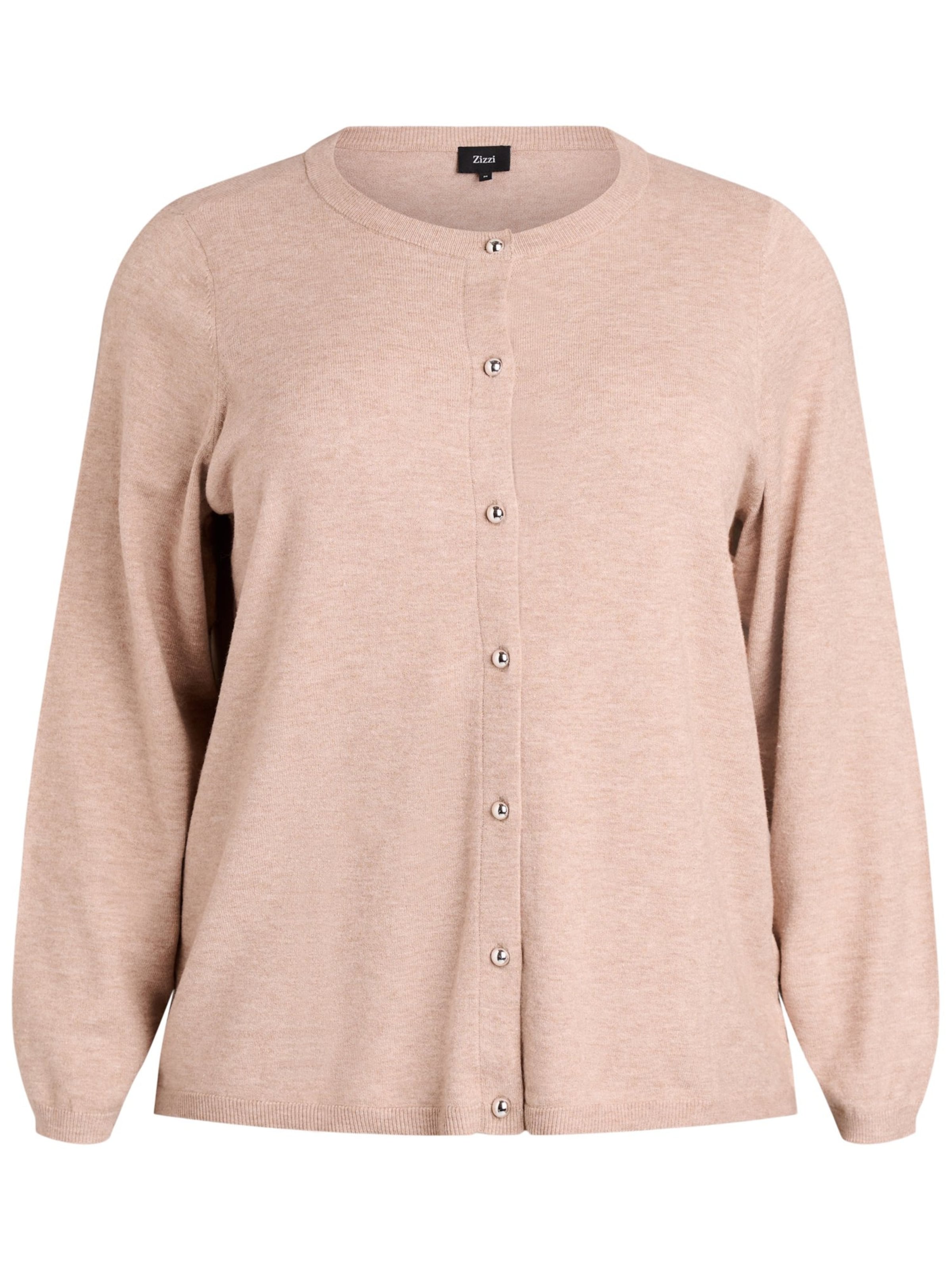 Cardigan 'Caella' Zizzi en rose : devant