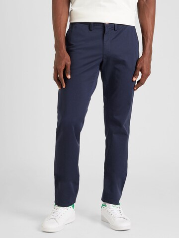 Coupe slim Pantalon chino GANT en bleu : devant