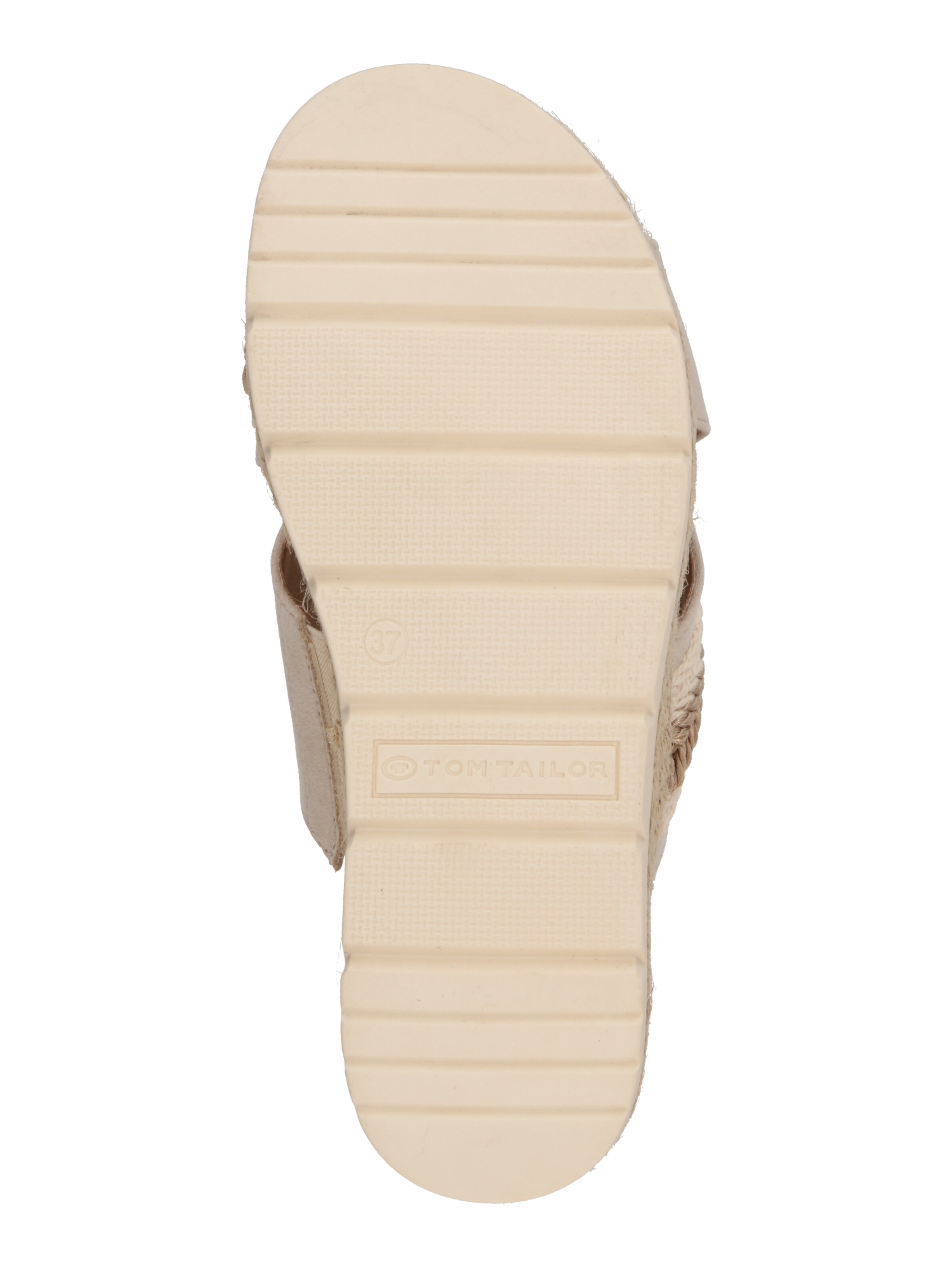 TOM TAILOR Pantolette in Beige