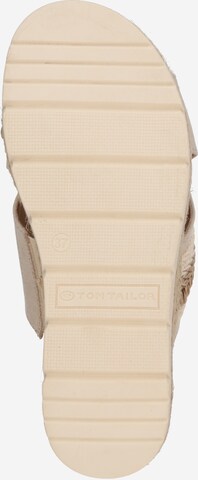 TOM TAILOR Pantoletter i beige