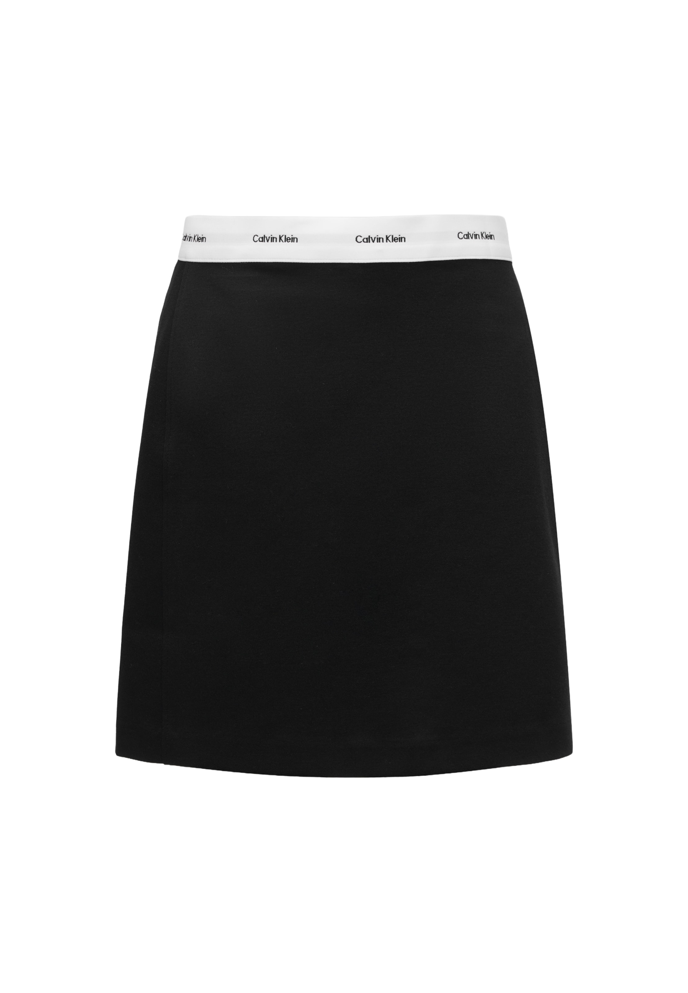 Calvin Klein Jeans Rock 'Ponte' in Schwarz: Vorderseite