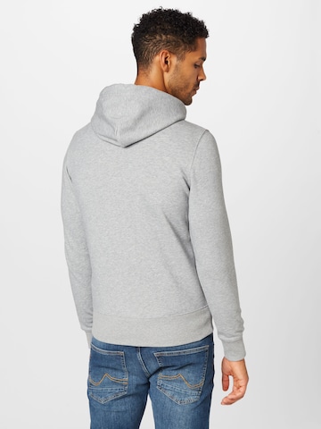 GANT Regular Fit Sweatjacke in Grau