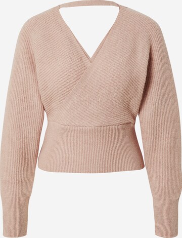 ABOUT YOU Sweater 'Joaline' in Pink: front