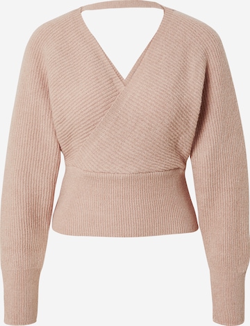 ABOUT YOU Sweater 'Joaline' in Pink: front