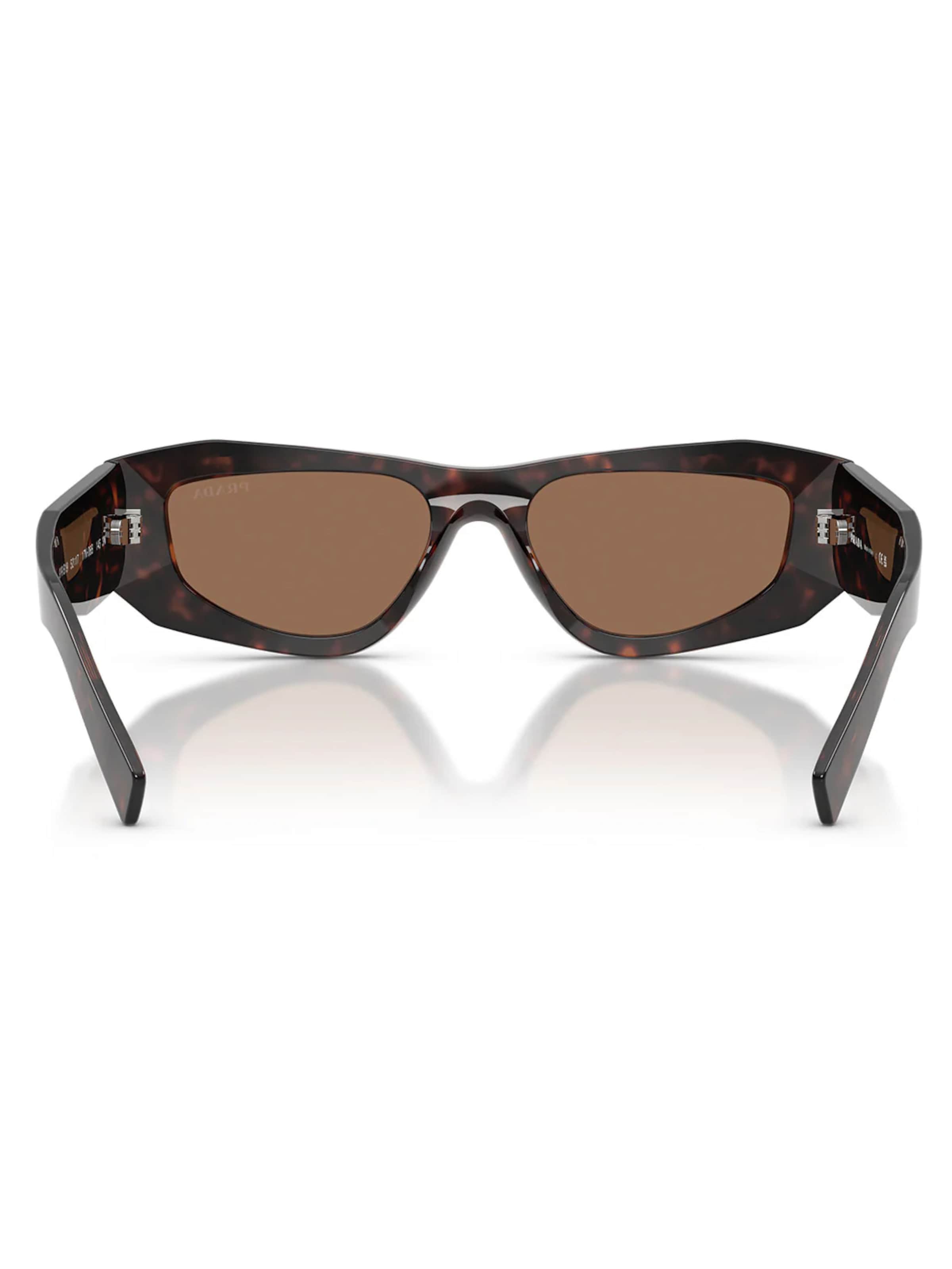 PRADA Zonnebril 'Prada Occhiali da Sole PRB19S 17N06B Root Tartarugato/Marrone Scuro Uomo' in Bruin