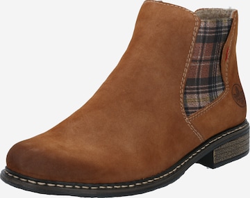 Rieker Chelsea Boots i brun: forside