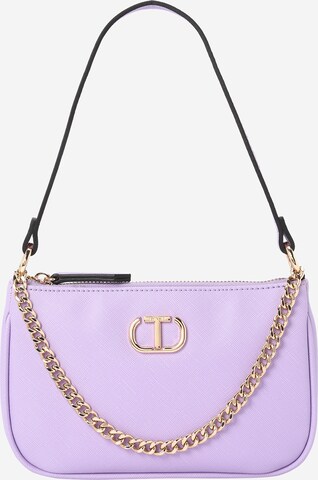 Twinset Shoulder Bag in Purple: front