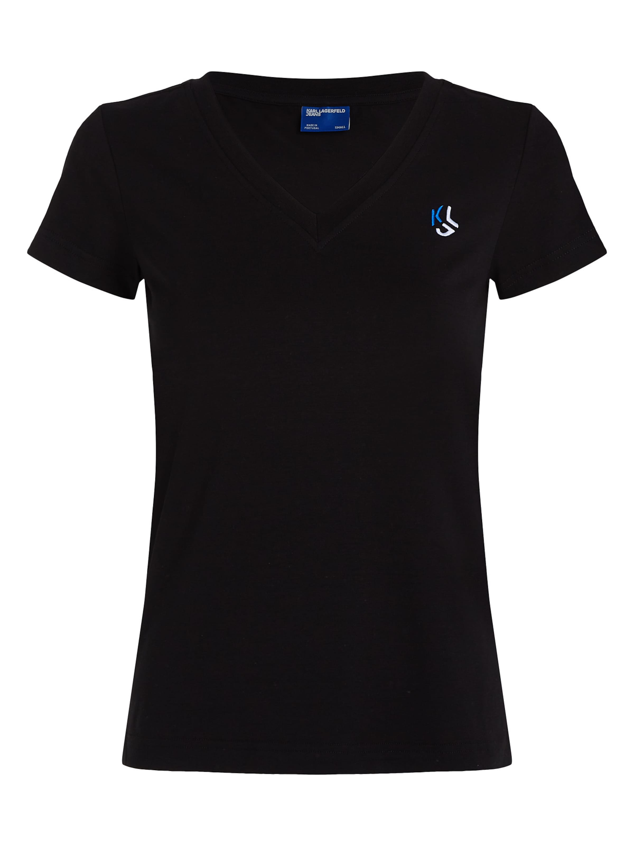 KARL LAGERFELD JEANS Μπλουζάκι σε μαύρο: μπροστά