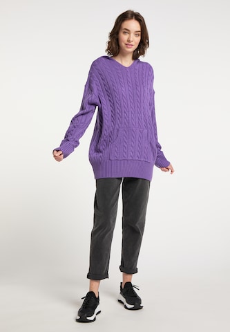 Pull-over oversize MYMO en violet